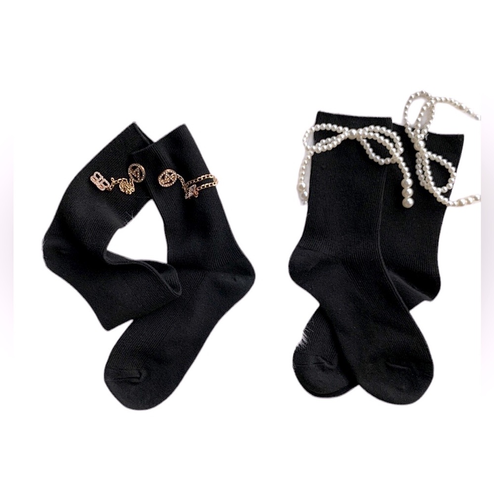 ‼️Balenciaga ‼️ BB logo knit socks 🧦 - Picture 1 of 5